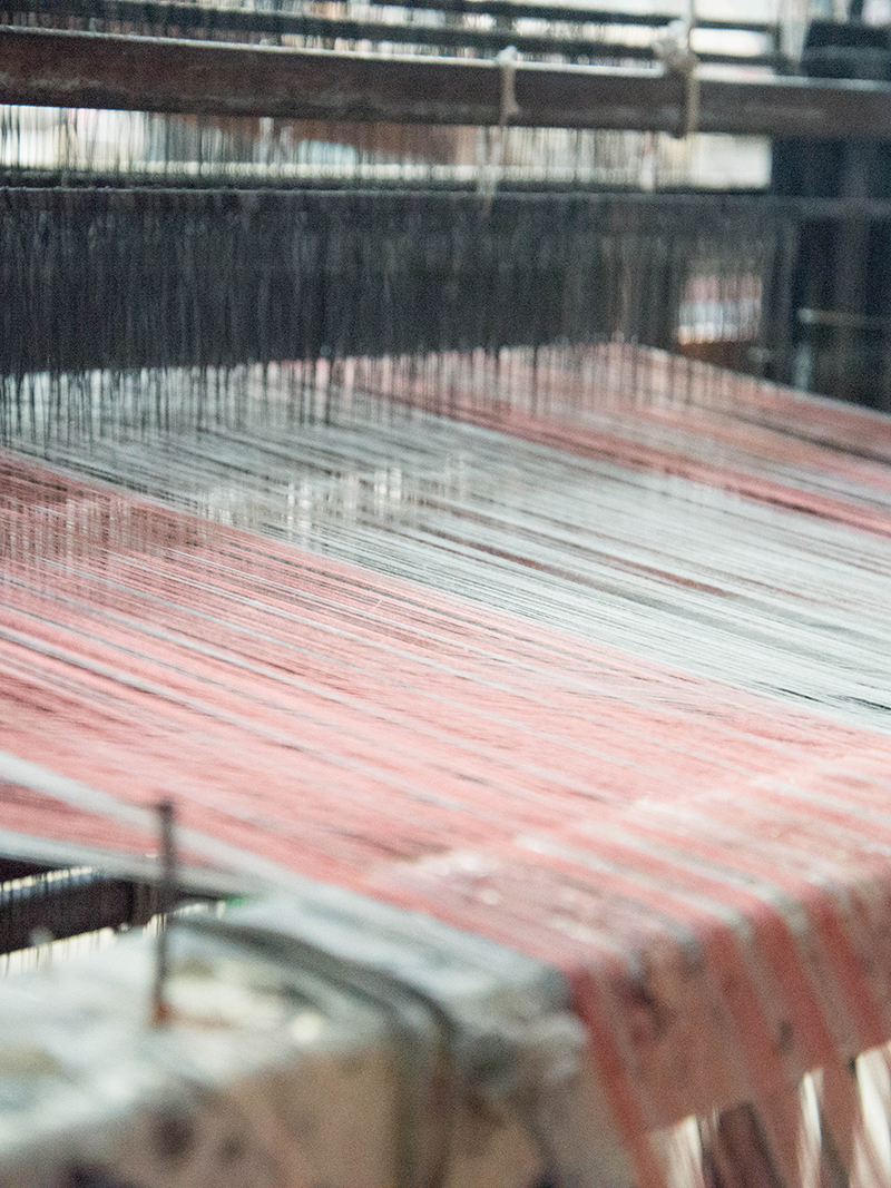 Vævning af pashmina